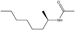 (R)-2-(Acetylamino)octane Struktur