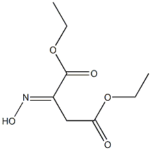 2-Hydroxyiminobutanedioic acid diethyl ester,,结构式