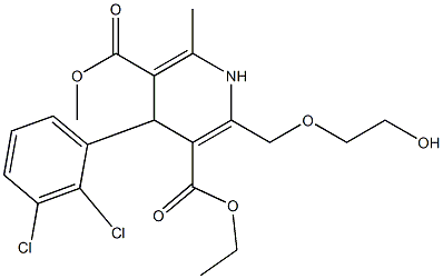 1,4-Dihydro-6-methyl-2-[(2-hydroxyethoxy)methyl]-4-(2,3-dichlorophenyl)pyridine-3,5-dicarboxylic acid 3-ethyl 5-methyl ester