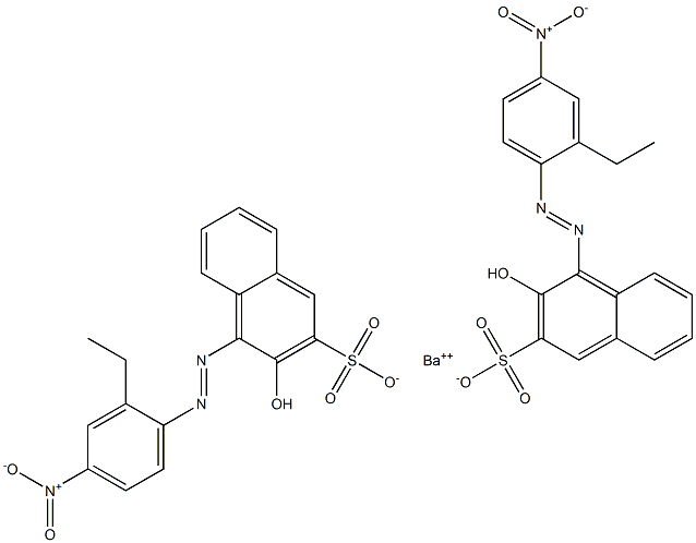 Bis[1-[(2-ethyl-4-nitrophenyl)azo]-2-hydroxy-3-naphthalenesulfonic acid]barium salt