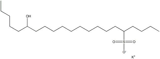 16-Hydroxyhenicosane-5-sulfonic acid potassium salt|