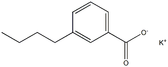 3-Butylbenzoic acid potassium salt Struktur