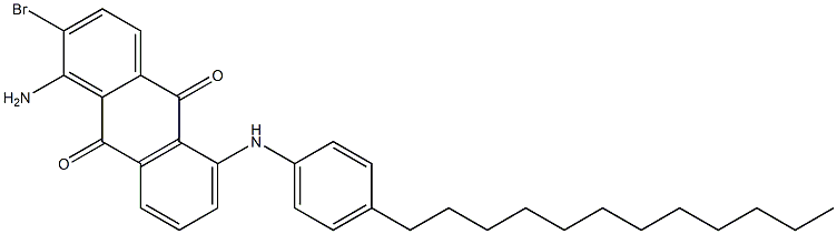 1-Amino-2-bromo-5-(4-dodecylanilino)anthraquinone