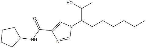  N-Cyclopentyl-1-[1-(1-hydroxyethyl)heptyl]-1H-imidazole-4-carboxamide