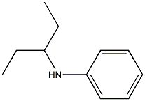 N-(1-Ethylpropyl)aniline Structure
