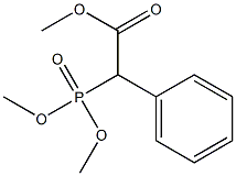 フェニル(ジメトキシホスフィニル)酢酸メチル 化学構造式