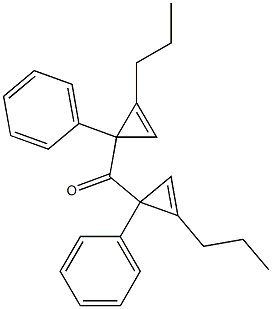 Phenyl(2-propyl-2-cyclopropenyl) ketone Struktur