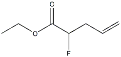 2-Fluoro-4-pentenoic acid ethyl ester Structure