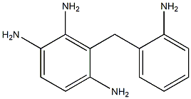 3-[(2-Aminophenyl)methyl]-1,2,4-benzenetriamine Structure