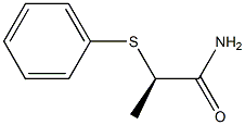 [R,(+)]-2-(Phenylthio)propionamide,,结构式