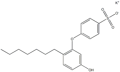  3'-Hydroxy-6'-heptyl[oxybisbenzene]-4-sulfonic acid potassium salt