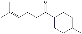 1-(4-Methyl-3-cyclohexenyl)-5-methyl-4-hexene-1-one Structure