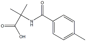 2-(4-Methylbenzoylamino)-2-methylpropionic acid 结构式