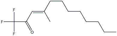 Trifluoromethyl[(E)-2-methyl-1-decenyl] ketone,,结构式