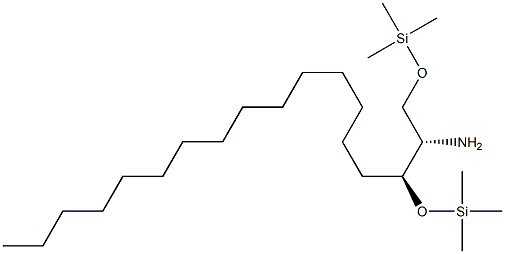 (2S,3S)-1,3-Bis(trimethylsilyloxy)octadecan-2-amine Struktur