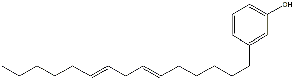 3-(6,9-Pentadecadienyl)phenol Structure