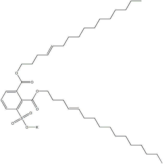 3-(Potassiosulfo)phthalic acid di(4-hexadecenyl) ester|