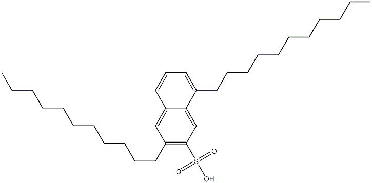 3,8-Diundecyl-2-naphthalenesulfonic acid