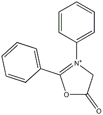 2,3-Diphenyl-4,5-dihydro-5-oxooxazolium,,结构式