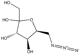 6-Azido-6-deoxy-L-sorbofuranose,,结构式