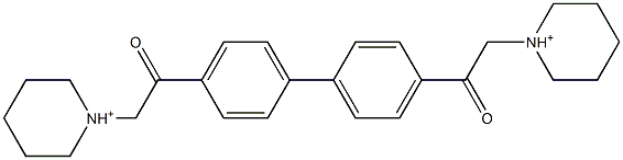  1,1'-[[1,1'-Biphenyl-4,4'-diyl]bis(2-oxo-2,1-ethanediyl)]bis(piperidinium)