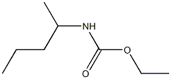 N-(1-Methylbutyl)carbamic acid ethyl ester,,结构式