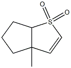 3a-Methyl-3a,5,6,6a-tetrahydro-4H-cyclopenta[b]thiophene 1,1-dioxide,,结构式