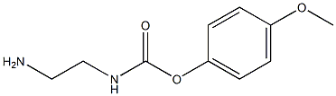 N-(2-Aminoethyl)carbamic acid 4-methoxyphenyl ester Struktur