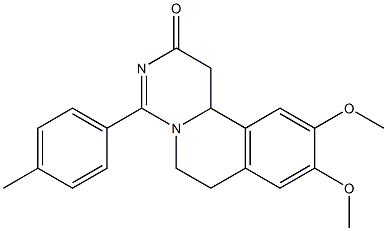 9,10-Dimethoxy-4-(4-methylphenyl)-1,6,7,11b-tetrahydro-2H-pyrimido[6,1-a]isoquinolin-2-one