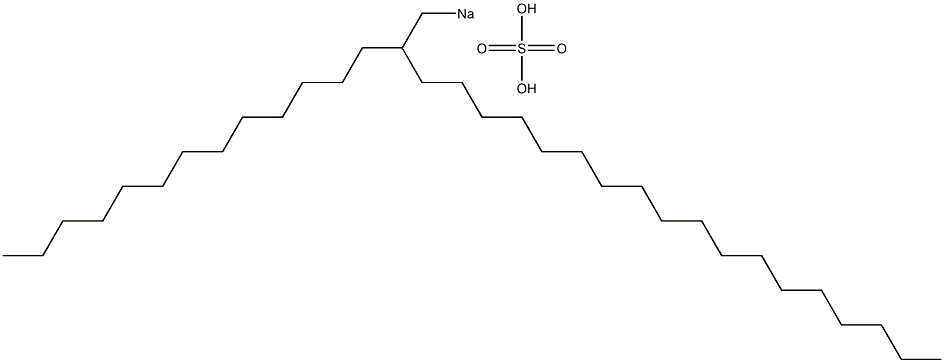  Sulfuric acid 2-tridecylicosyl=sodium salt