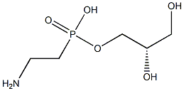 [S,(+)]-L-Glycerol 1-[(2-aminoethyl) phosphonate],,结构式