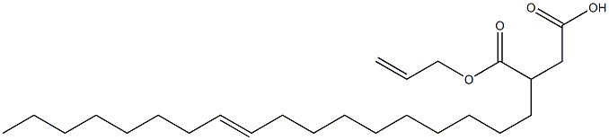 3-(10-Octadecenyl)succinic acid 1-hydrogen 4-allyl ester Structure