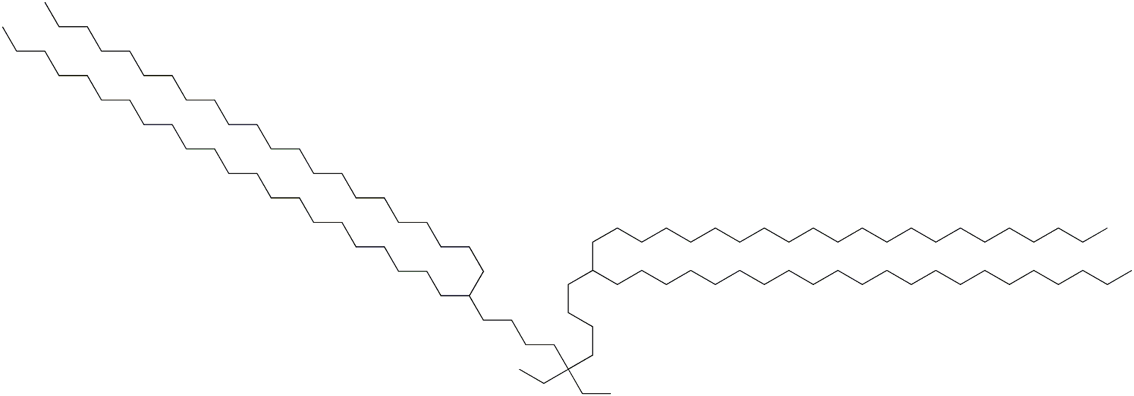23,33-Didocosyl-28,28-diethylpentapentacontane Structure