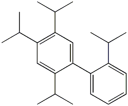 2,2',4',5'-テトライソプロピル-1,1'-ビフェニル 化学構造式