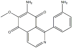 7-Amino-6-methoxy-1-(3-aminophenyl)isoquinoline-5,8-dione