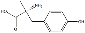 (R)-2-Amino-3-(4-hydroxyphenyl)-2-methylpropionic acid Structure