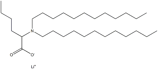 2-(Didodecylamino)hexanoic acid lithium salt Structure