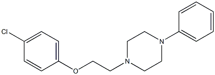 1-[2-(4-Chlorophenoxy)ethyl]-4-phenylpiperazine