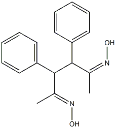 3,4-Diphenylhexane-2,5-dione dioxime Structure