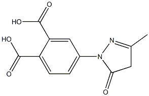 4-[3-Methyl-4,5-dihydro-5-oxo-1H-pyrazol-1-yl]-1,2-benzenedicarboxylic acid