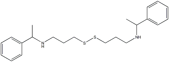 Bis[3-[(1-phenylethyl)amino]propyl] persulfide Struktur