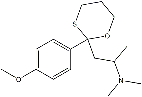 2-(4-Methoxyphenyl)-2-[2-(dimethylamino)propyl]-1,3-oxathiane