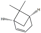 (1S,5S)-6,6-Dimethylbicyclo[3.1.1]hept-2-ene Structure