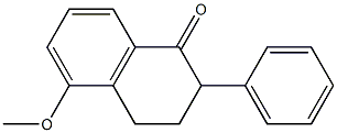 3,4-Dihydro-5-methoxy-2-phenylnaphthalen-1(2H)-one Structure