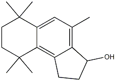 2,3,6,7,8,9-Hexahydro-4,6,6,9,9-pentamethyl-1H-cyclopenta[a]naphthalen-3-ol,,结构式