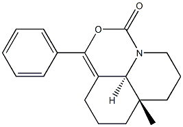 (9aS,9bS)-2,3,6,7,8,9,9a,9b-Octahydro-6-oxo-9a-methyl-4-phenyl-6a-aza-5-oxa-1H-phenalene Structure