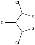3,4,5-トリクロロ-1,2-ジチオラン 化学構造式