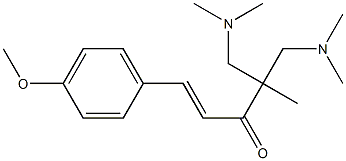 5-(Dimethylamino)-4-[(dimethylamino)methyl]-4-methyl-1-(4-methoxyphenyl)-1-penten-3-one