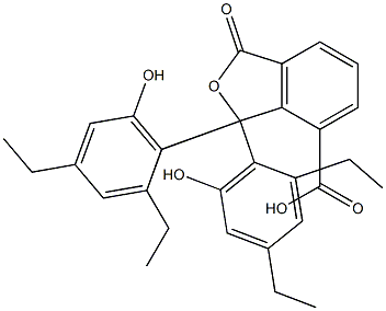 1,1-Bis(2,4-diethyl-6-hydroxyphenyl)-1,3-dihydro-3-oxoisobenzofuran-7-carboxylic acid|