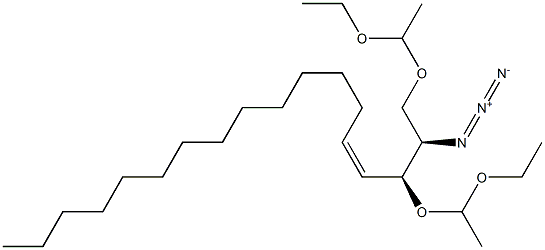 (2R,3S,4Z)-2-Azido-1,3-bis(1-ethoxyethoxy)-4-octadecene|